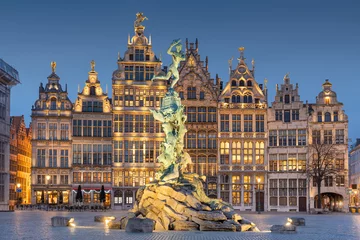Rolgordijnen Antwerpen, België Stadsgezicht © SeanPavonePhoto