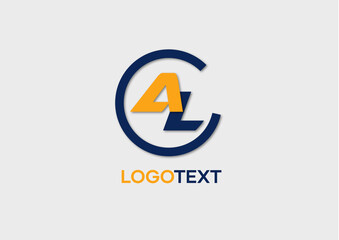 AL letter logo, letter initials logo, name identity logo, vector illustration