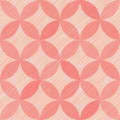 Interlacing circles parts artistic seamless 