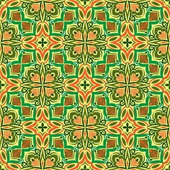 Ornamental mandala design abstract background. Seamless pattern