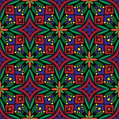 Ornamental mandala design abstract background. Seamless pattern