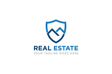 Real estate logo design template