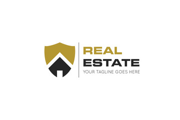 Real estate logo design template