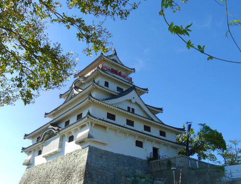 Karatsu Castle in summer Saga Kyushu Japan