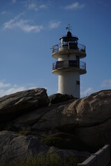  Coast of Galicia. Punta Roncadoira lighthouse area. Galicia,Spain