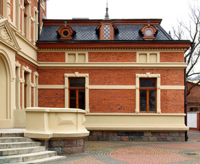 a city palace built at the beginning of the 20th century in the Renaissance style at Świętojanska...