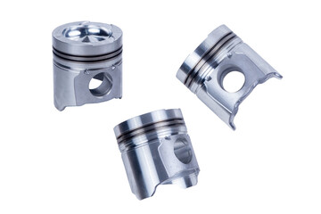 Pistons and connecting rods lie on the plane of the crank mechanism of an internal combustion engine