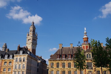 Naklejka premium Autour de la Grand-Place de Lille