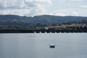 Pontedeume, village of Galicia,Spain. Camino de Santiago