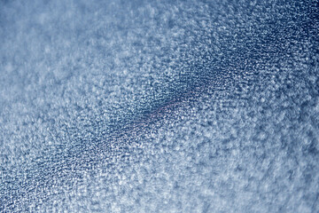 Obraz premium Light blue metallic roof tiles texture details