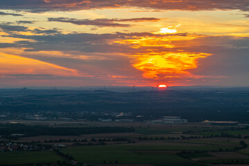 sunset over the Valley 