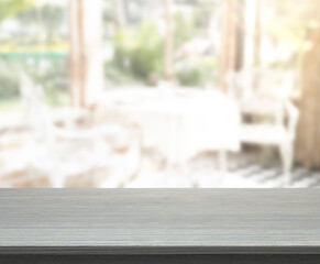Table Top And Blur Living Room The Background