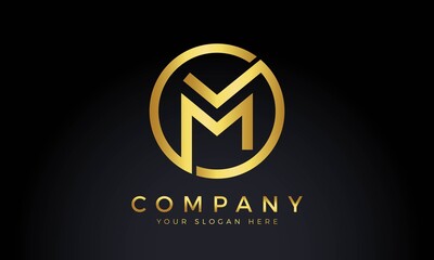 Initial Letter M Logo With Creative Modern Business Typography Vector Template. Creative Abstract Letter M Logo Design