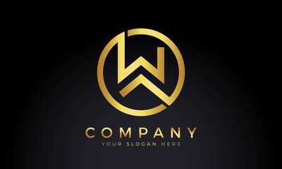 Initial Letter W Logo With Creative Modern Business Typography Vector Template. Creative Abstract Letter W Logo Design