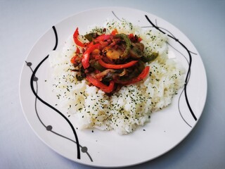 rice with vegetables