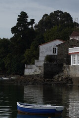 Fototapeta na wymiar Redes, beautiful fishing village of Galicia,Spain