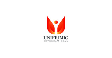 Letter U logo design