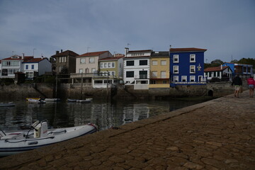 Fototapeta na wymiar Redes, beautiful fishing village of Galicia,Spain