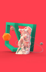 3d render illustration graphic design