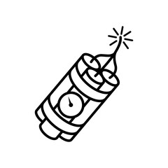 Dynamite icon vector