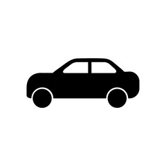 Car icon, logo isolated on white background