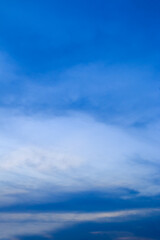 beautiful colorful sky and cloud in twilight time background