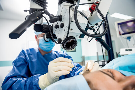 Tympanoplasty to restore the integrity of tympanic membrane in mesotympanitis.