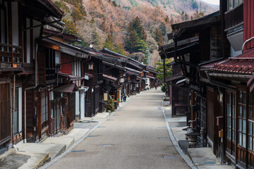 Narai-juku town, Kiso valley, Japan