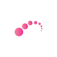 Creative spiral logo colorful illustration vector design