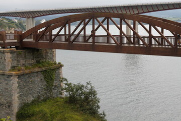 Ribadeo. Bridge area of Cargadoiro. Lugo. Galicia,Spain