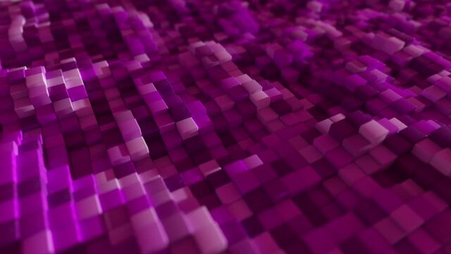 Abstract background of stone colorful cubes with random offset effect