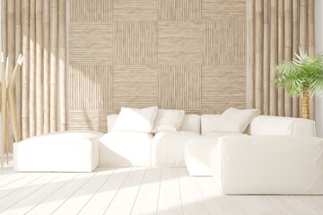 Modern interior design. 3D illustration