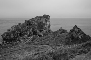 Kinbane Castle, Northern Ireland, UK