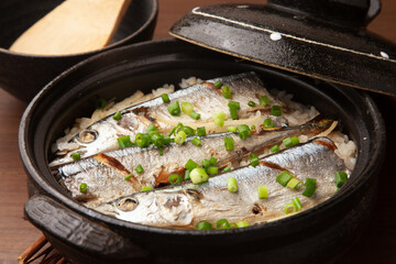 秋刀魚の炊き込みご飯