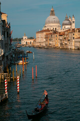 Sunset View of Grand Canal, Venice