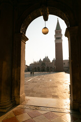Sunset View of Piazza San Marco, Venice