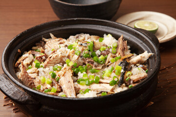 秋刀魚の炊き込みご飯