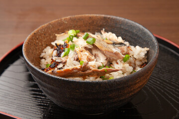 秋刀魚の炊き込みご飯