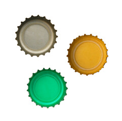 Bottle caps background