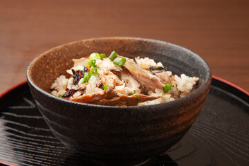 秋刀魚の炊き込みご飯