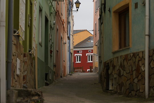 Rinlo, beautiful coastal village in Lugo. Galicia,Spain