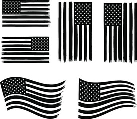 Distressed American Flag