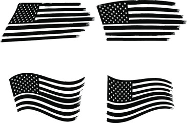 Distressed American Flag