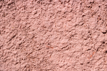 Terracotta plaster on the wall. Background texture.abstract surface