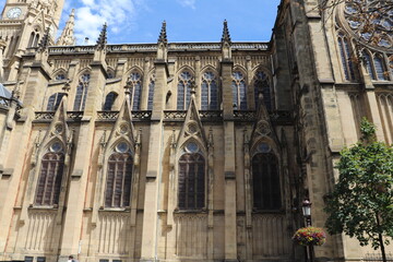 La cathédrale du bon pasteur dans Saint Sébastien vue de l'extérieur, ville de Saint Sébastien, Espagne