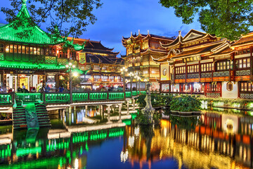 Naklejka premium Yu Gardens, Shanghai, China
