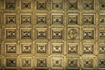 detail of an old door