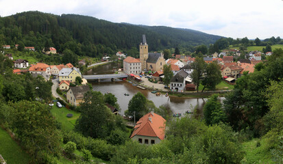 Fototapeta premium Rozmberk nad Vltavou, Czech Republic