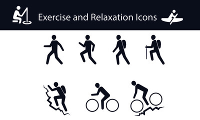 Exercise and Relaxation Icons