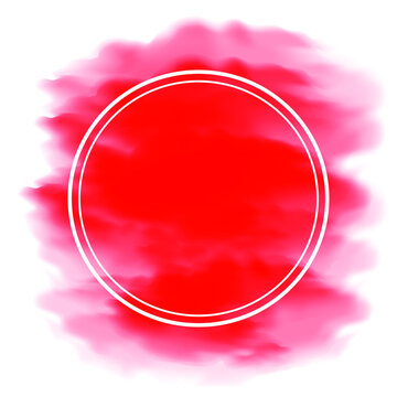 gradient smoke red frame with place for text 